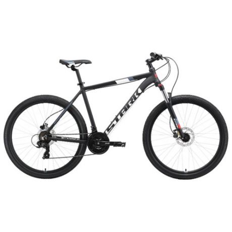 Горный (MTB) велосипед STARK Hunter 27.2 HD (2019) черный/белый/серый/красный 18" (требует финальной сборки)