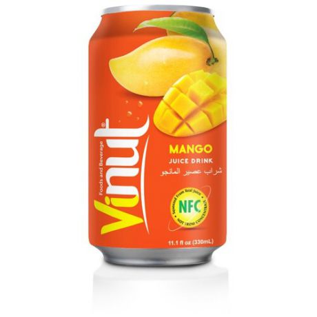 Напиток сокосодержащий Vinut манго, 0.33 л