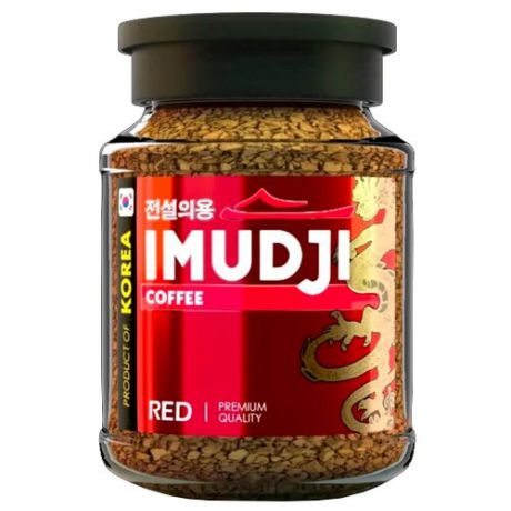 Кофе растворимый Imudji Red Dragon, стекляннная банка, 100 г