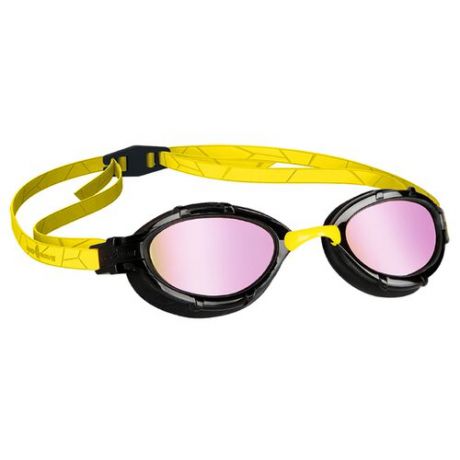Очки для плавания MAD WAVE Triathlon Rainbow yellow/black
