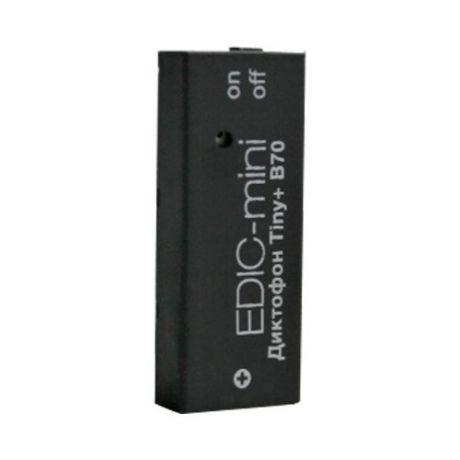 Диктофон Edic-mini Tiny + B70 черный