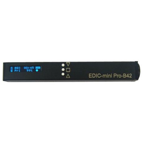 Диктофон Edic-mini PRO B42-300h черный