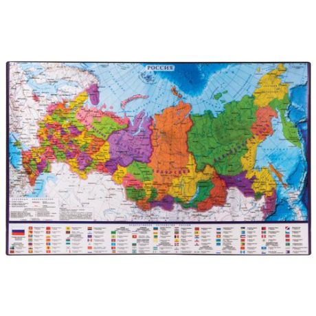 Настольное покрытие BRAUBERG 236776 38x59 см Карта России