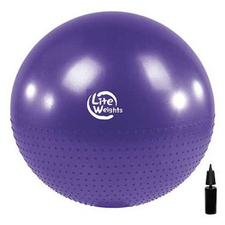 Фитбол Lite Weights BB010-30, 75 см фиолетовый