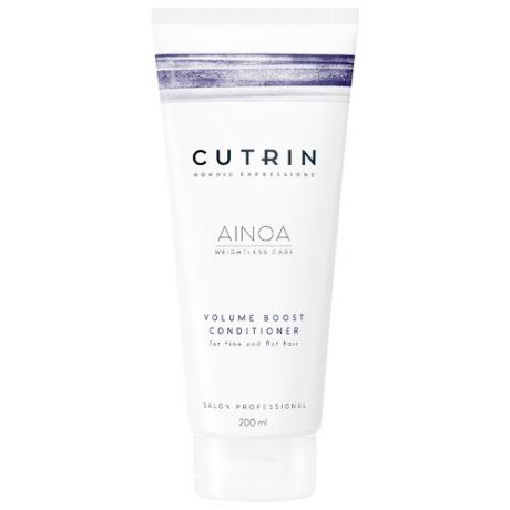 Cutrin кондиционер для волос AINOA Volume Boost для придания объема, 200 мл