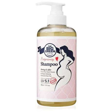 The BIG GREEN Шампунь для ухода за волосами при беременности Pregnancy Shampoo 505 мл