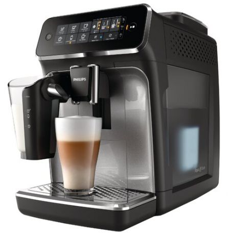 Кофемашина Philips LatteGo EP3246 Series 3200 черный/серебристый