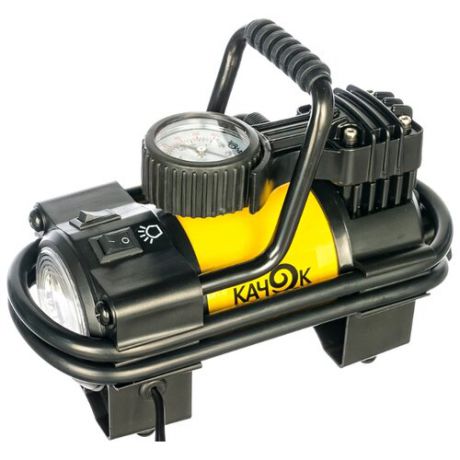 Автомобильный компрессор Качок K90 LED желтый