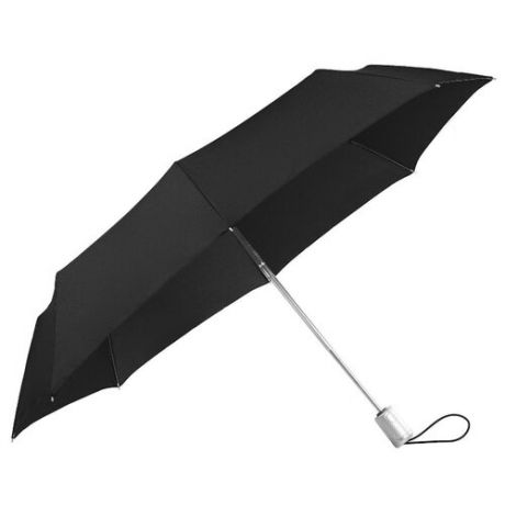 Зонт автомат Samsonite Alu Drop S (8 спиц, большая ручка) черный