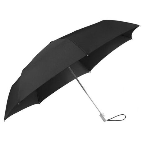 Зонт автомат Samsonite Alu Drop S (7 спиц, большая ручка) черный
