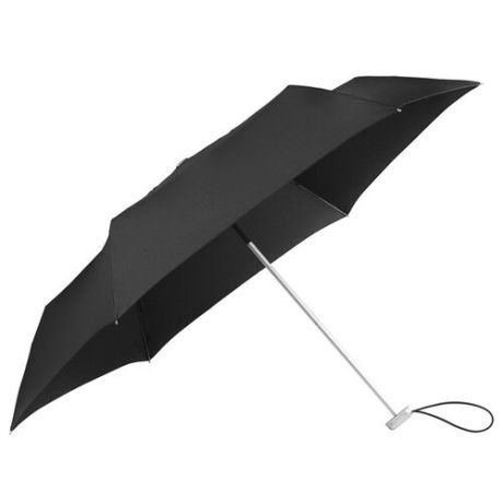 Зонт механика Samsonite Alu Drop S (6 спиц, маленькая ручка) черный
