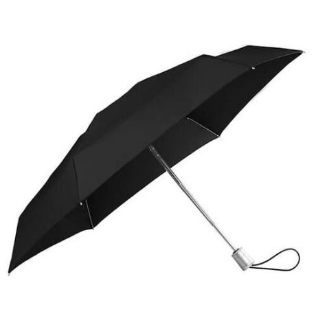 Зонт автомат Samsonite Alu Drop S (6 спиц, большая ручка) черный