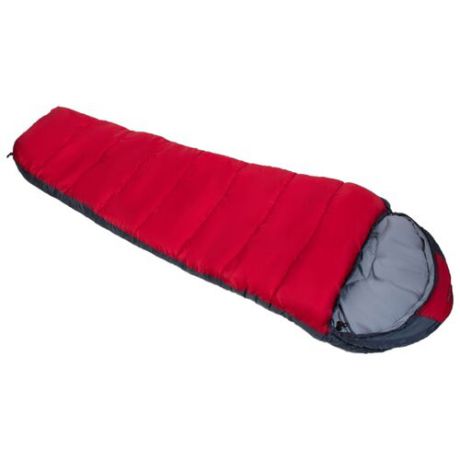 Спальный мешок Larsen RS 400 красный/серый с левой стороны