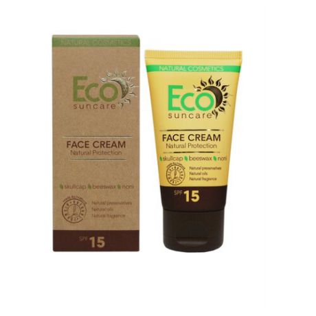 Крем для защиты от солнца Eco Suncare Natural Sun Protection Face Cream, SPF 15, 50 мл