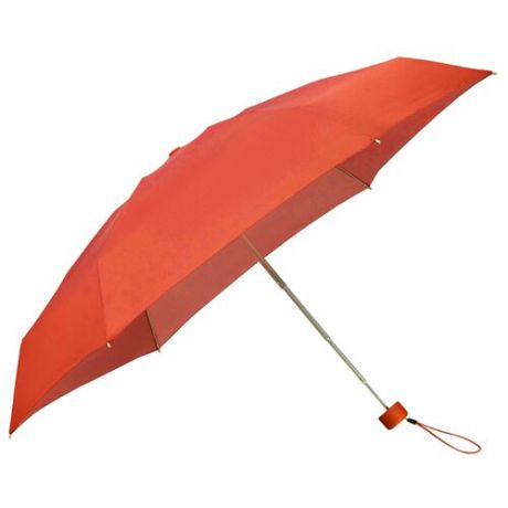Зонт механика Samsonite Minipli Colori S (6 спиц, маленькая ручка) autumn red