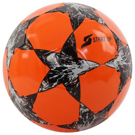 Футбольный мяч START UP E5121 оранжевый/черный 5