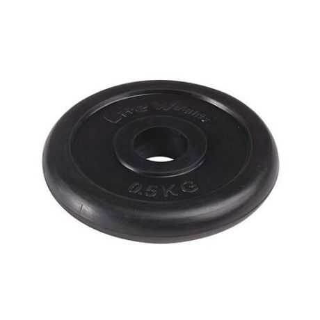 Диск Lite Weights RJ1030 0.5 кг черный