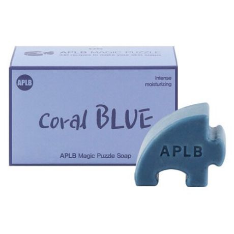 APLB мыло для восстановления водного баланса для сухой и стянутой кожи Magic Puzzle Coral Blue, 23 г
