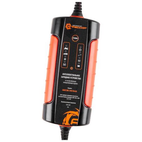 Зарядное устройство Агрессор AGR/SBC-040 Brick черный / оранжевый