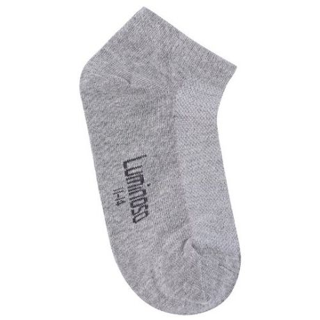 Носки Luminoso размер 22-24, серый меланж