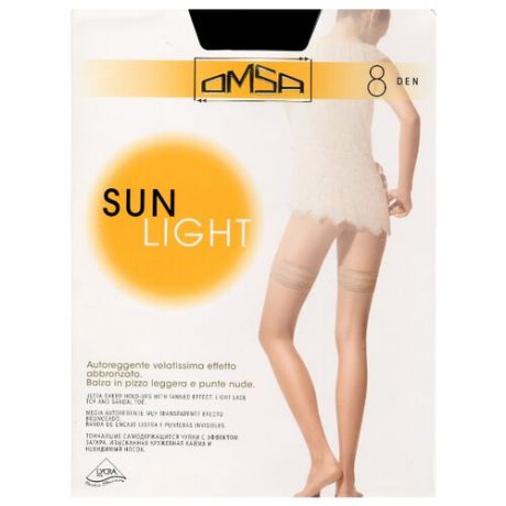Колготки Omsa Sunlight 8 den, размер 5-MAXI, beige naturel