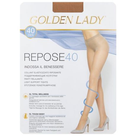 Колготки Golden Lady Repose 40 den, размер 4-L, natural