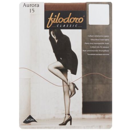 Колготки Filodoro Classic Aurora 15 den, размер 3-M, abbronzante