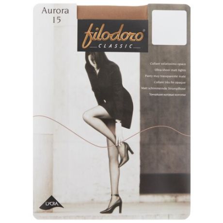 Колготки Filodoro Classic Aurora 15 den, размер 3-M, playa