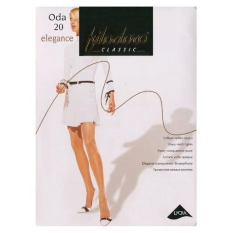 Колготки Filodoro Classic Oda Elegance 20 den, размер 4-L, cognac