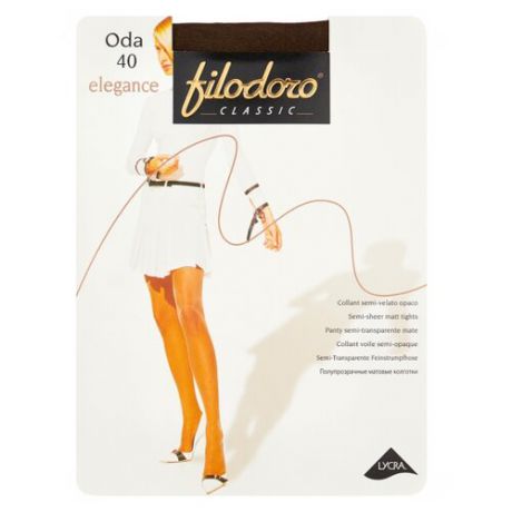 Колготки Filodoro Classic Oda Elegance 40 den, размер 2-S, cappuccio