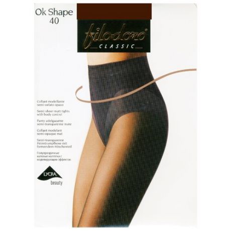 Колготки Filodoro Classic Ok Shape 40 den, размер 3-M, playa