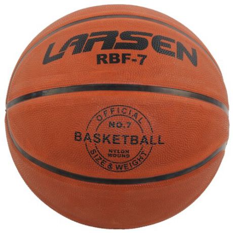 Баскетбольный мяч Larsen RBF7, р. 7 оранжевый