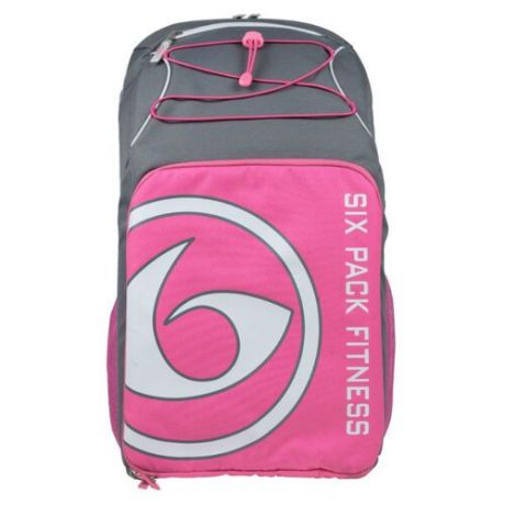 Six Pack Fitness Рюкзак Pursuit Backpack 500 серый/розовый/белый 38 л