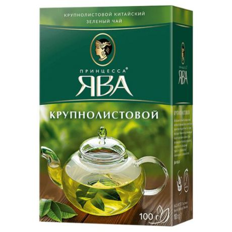 Чай зеленый Принцесса Ява Крупнолистовой, 100 г