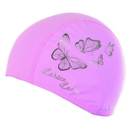 Шапочка для плавания Larsen 3059 Butterfly розовый
