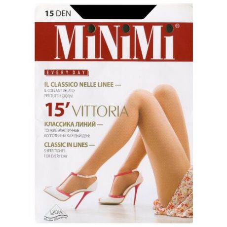 Колготки MiNiMi Vittoria 15 den, размер 4-L, daino