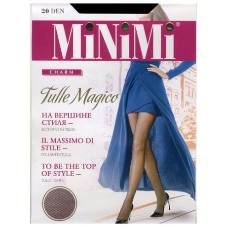 Колготки MiNiMi Tulle Magico 20 den, размер 3-M, caramello