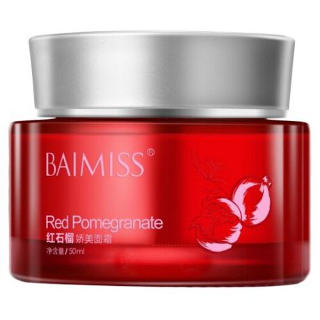 Baimiss Red Pomegranate Крем для лица с экстрактом граната, 50 мл