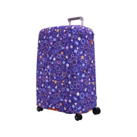 Чехол для чемодана ROUTEMARK «Искры и блестки» ART.LEBEDEV SP310 L/XL, фиолетовый