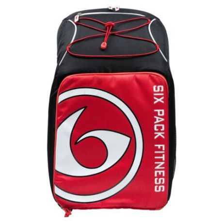 Six Pack Fitness Рюкзак Pursuit Backpack 500 черный/красный/белый 38 л