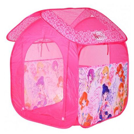 Палатка Играем вместе Winx квадрат в сумке GFA-WX-R розовый
