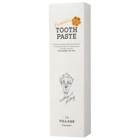 Зубная паста Village 11 Factory Propolis Toothpaste антибактериальная с прополисом, 200 г