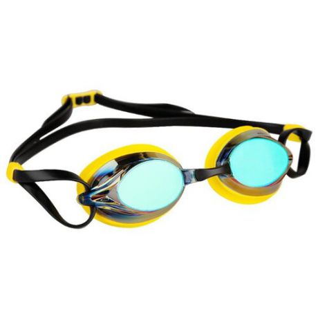 Очки для плавания MAD WAVE Spurt Rainbow yellow/black