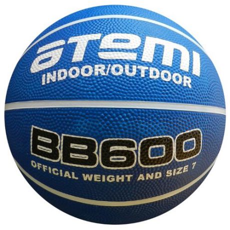 Баскетбольный мяч ATEMI BB600, р. 7 белый/синий
