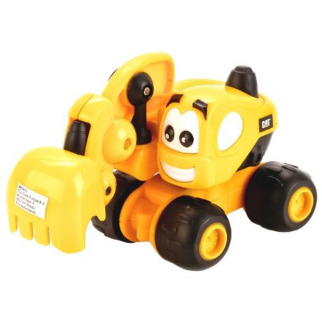 Экскаватор Toy State Дейв (80404) 9 см желтый