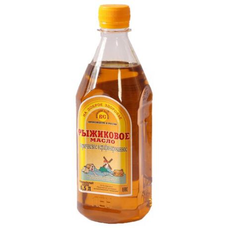 Василева Слобода Масло рыжиковое нерафинированное, пластиковая бутылка 0.5 л