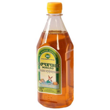 Василева Слобода Масло горчичное нерафинированное, пластиковая бутылка 0.5 л