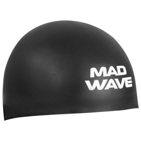 Шапочка для плавания MAD WAVE D-CAP черный L