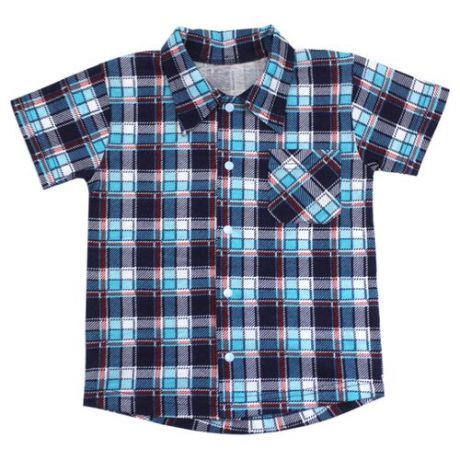 Рубашка TREND размер 122-64(32), голубой/синий