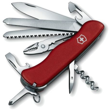 Нож многофункциональный VICTORINOX Tradesman (0.9053) (18 функций) красный